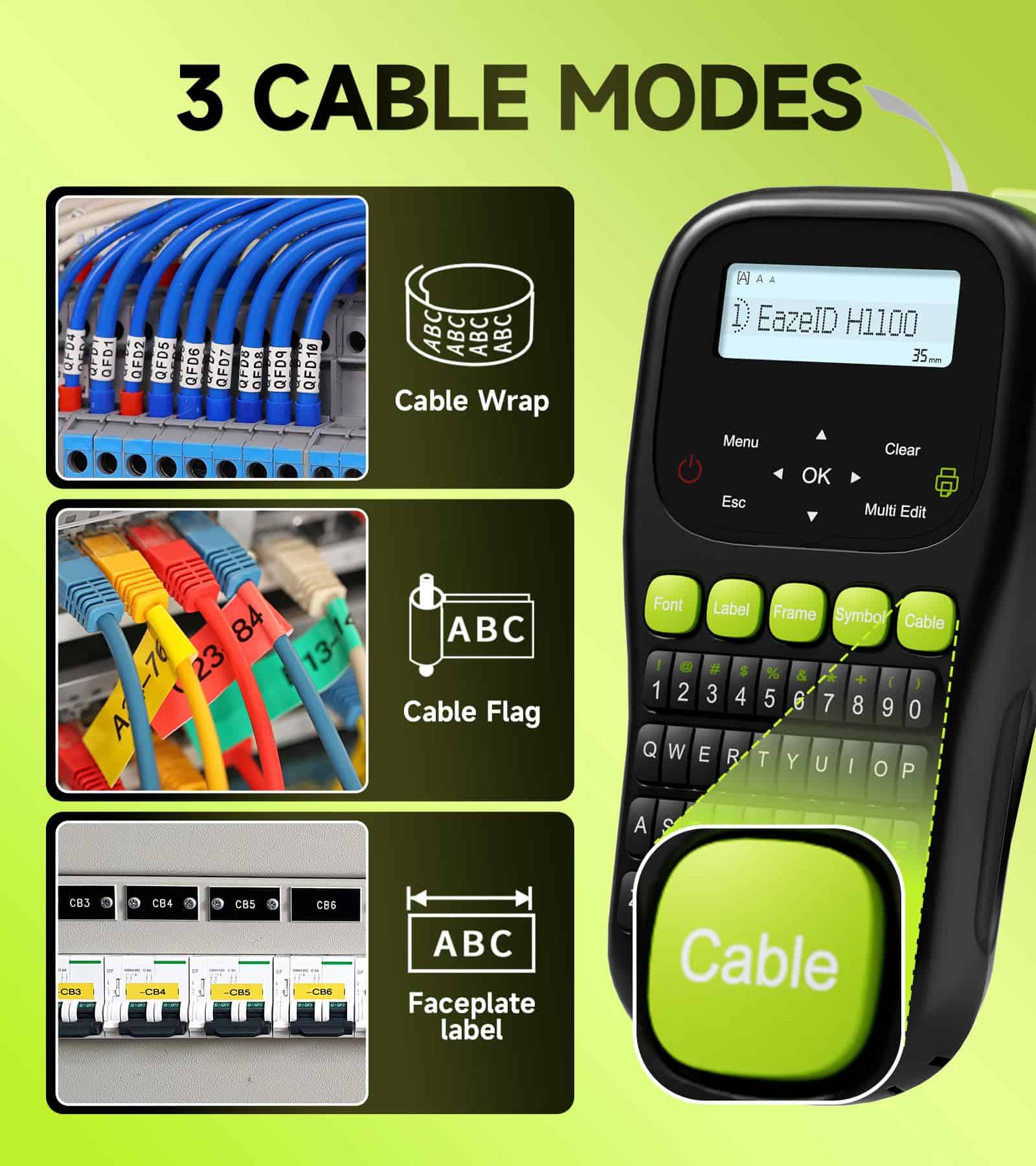Máquina Etiquetadora Industrial EazeID con Cinta, H1100 - Imagen 3