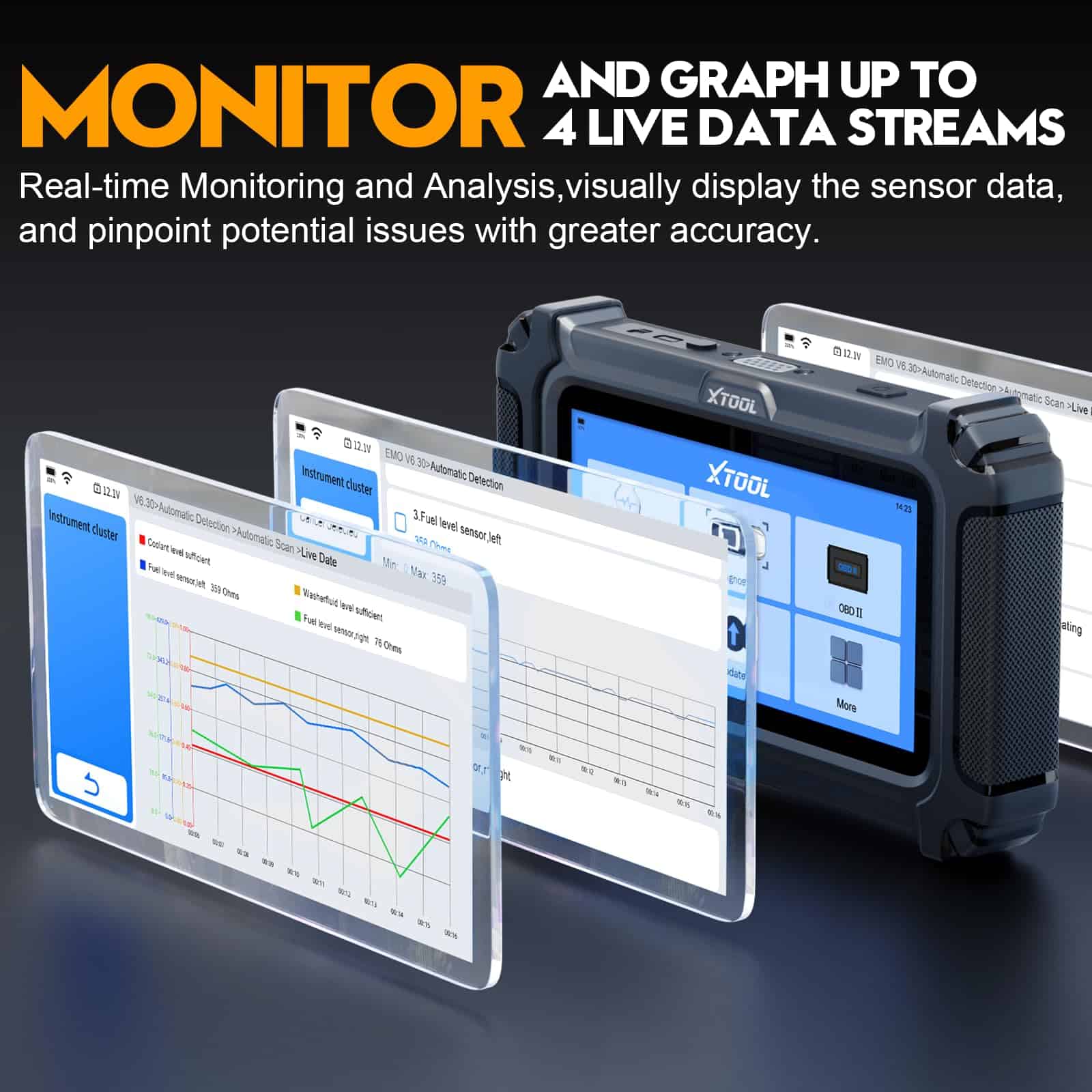 XTOOL D5S Escáner OBD2 - Lector de Códigos 2025 para Coches - Imagen 6