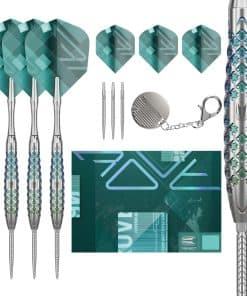 Set de Dardos Rove Steel Tip Swiss Point de Target, Set de