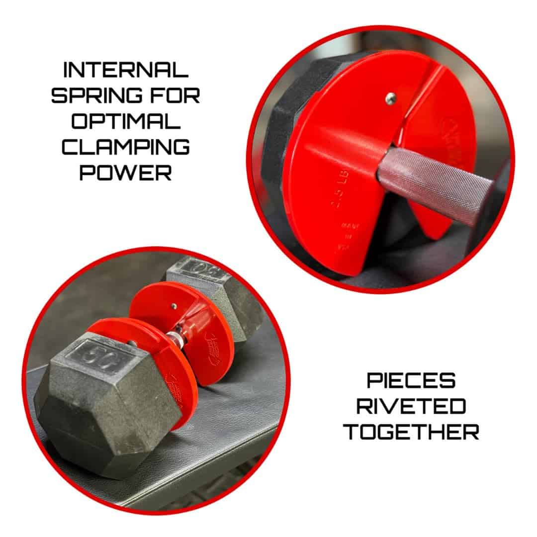 Micro Gainz Placa de Peso Dumbbell Fraccional de 2.5 lb, - Imagen 5