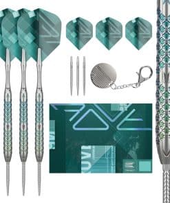 TARGET Darts Rove Steel Tip Swiss Point -Plateado & Verde