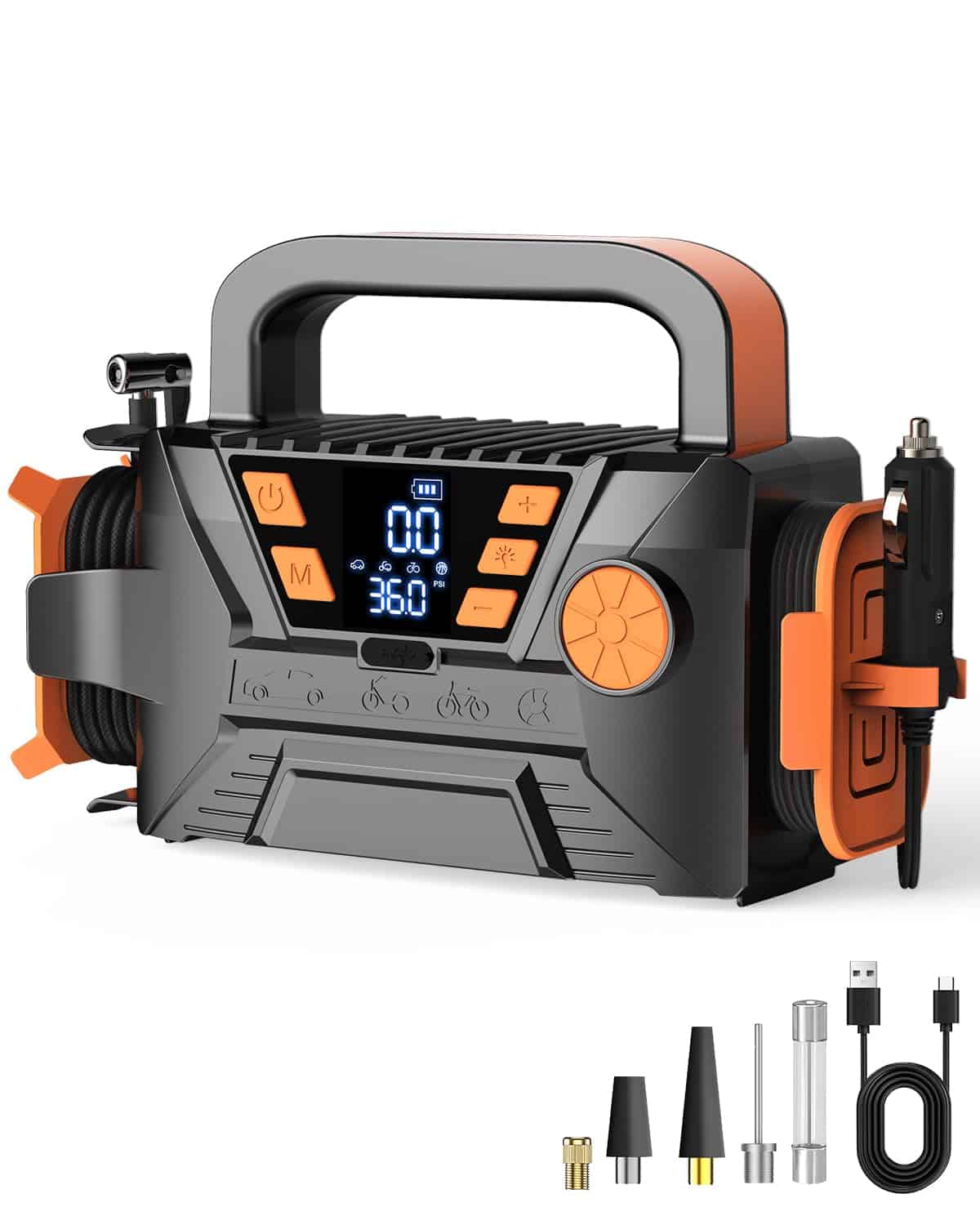 Inflador de neumáticos Compresor de aire -a, pelota