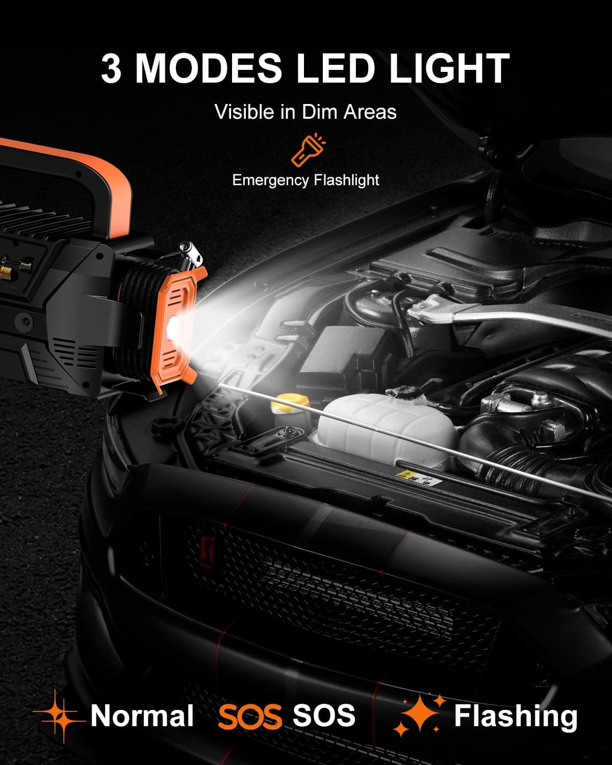 Inflador de neumáticos Compresor de aire -a, pelota - Imagen 6