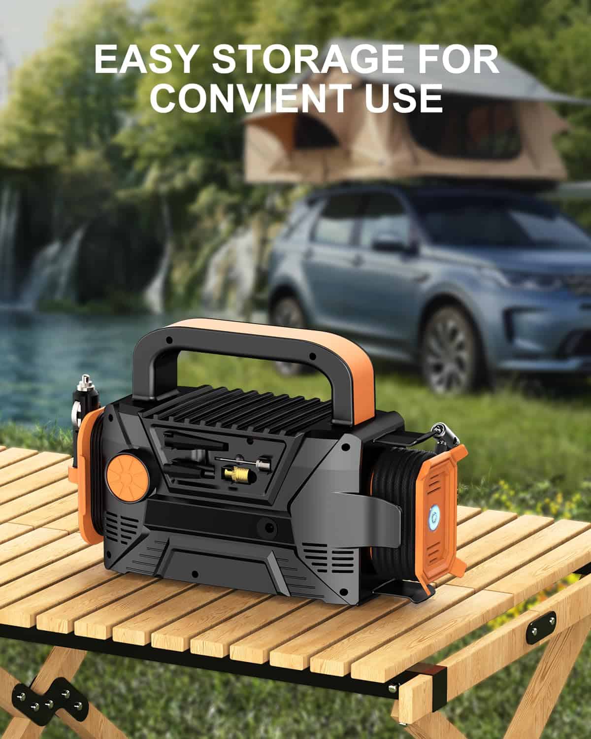 Inflador de neumáticos Compresor de aire -a, pelota - Imagen 7