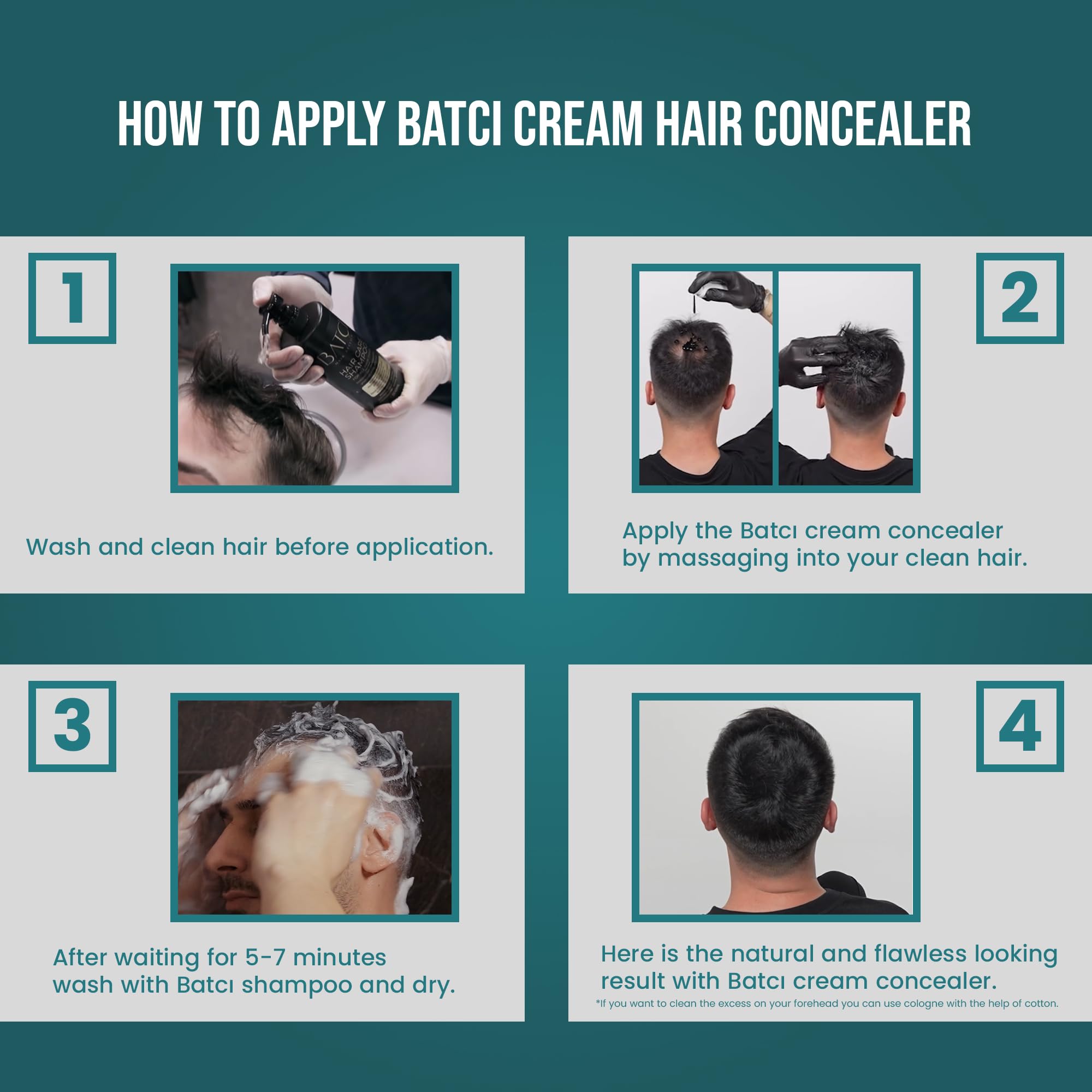 Crema Batc? Hair Concealer & Filling para Calvicie y - Imagen 9