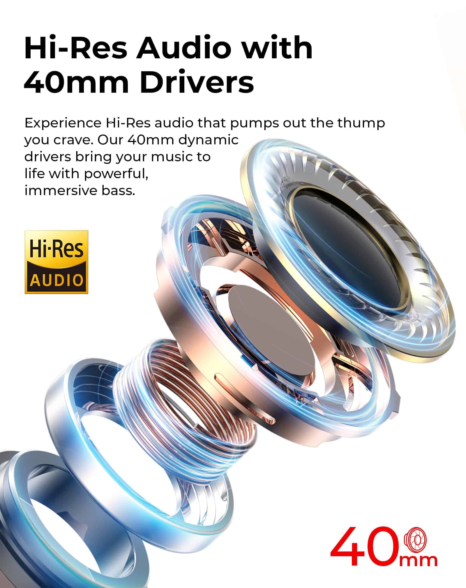 Audífonos con cancelación de ruido activa havit NC01, - Imagen 4