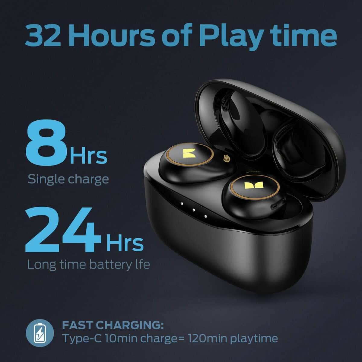 Monster Wireless Earbuds, Achieve 300 AirLinks Audífonos - Imagen 6
