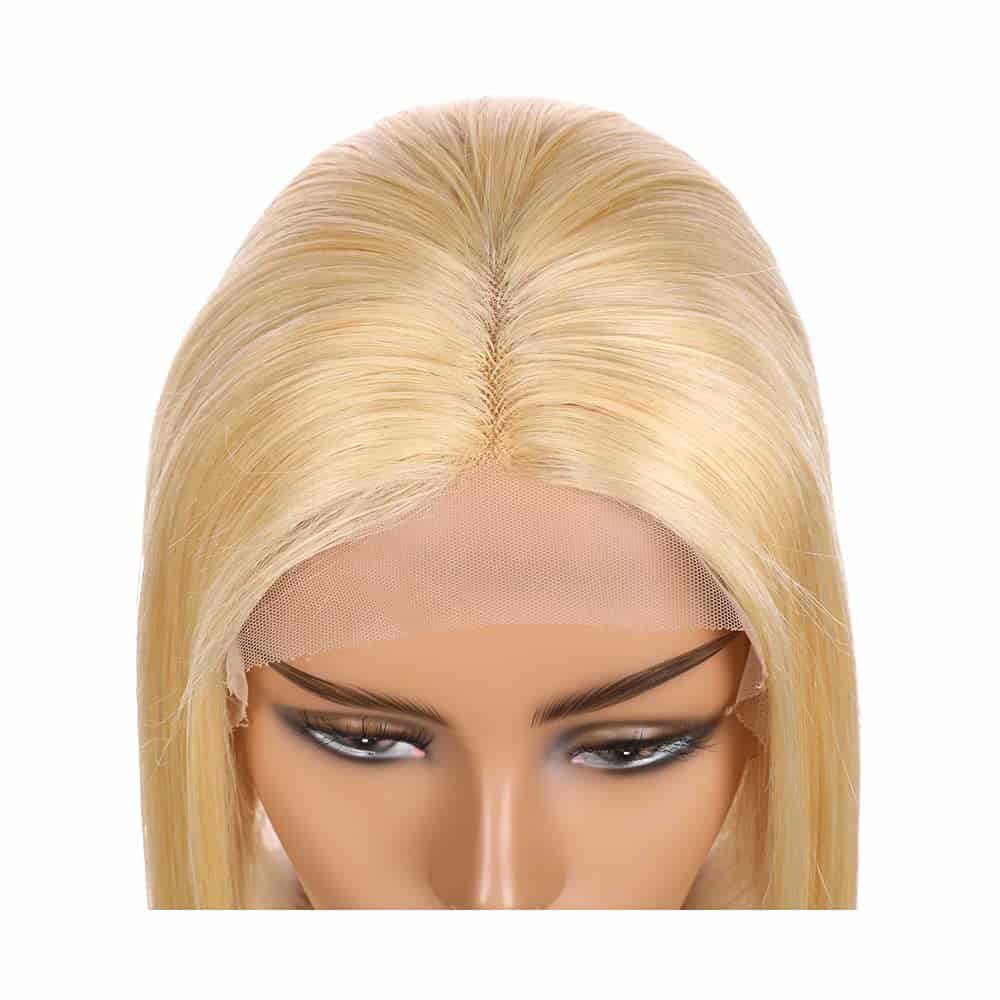 Pelucas de Bob Rubias de Cabello Humano SUNFA, Peluca de - Imagen 5