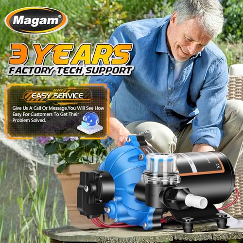 Bomba de Agua de 12 Voltios Mejorada, 7GPM 70PSI, Bomba de - Imagen 8