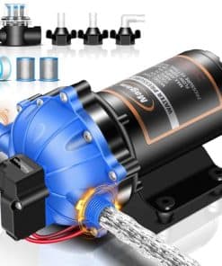 Bomba de Agua de 12 Voltios Mejorada, 7GPM 70PSI, Bomba de
