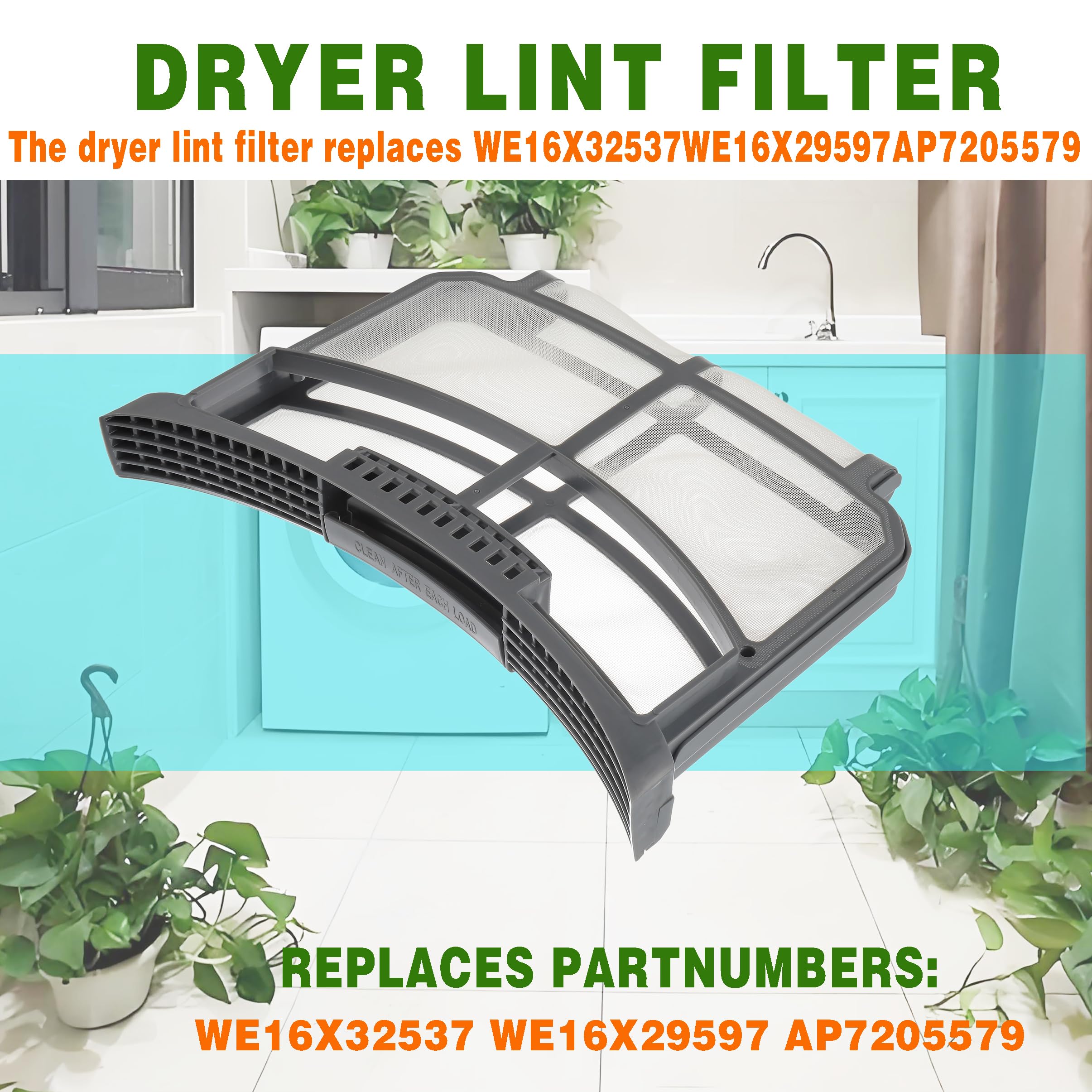 (Actualizado) Filtro de pelusa para secadora compatible con - Imagen 6