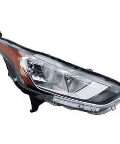 Faros delanteros de halógeno con molduras cromadas para el