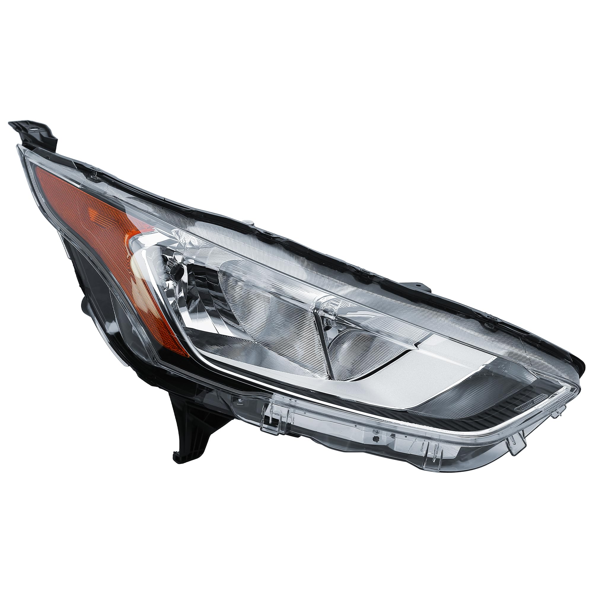 Faros delanteros de halógeno con molduras cromadas para el