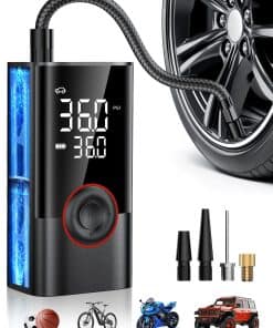 Inflador de neumáticos OMQ, compresor de aire portátil de