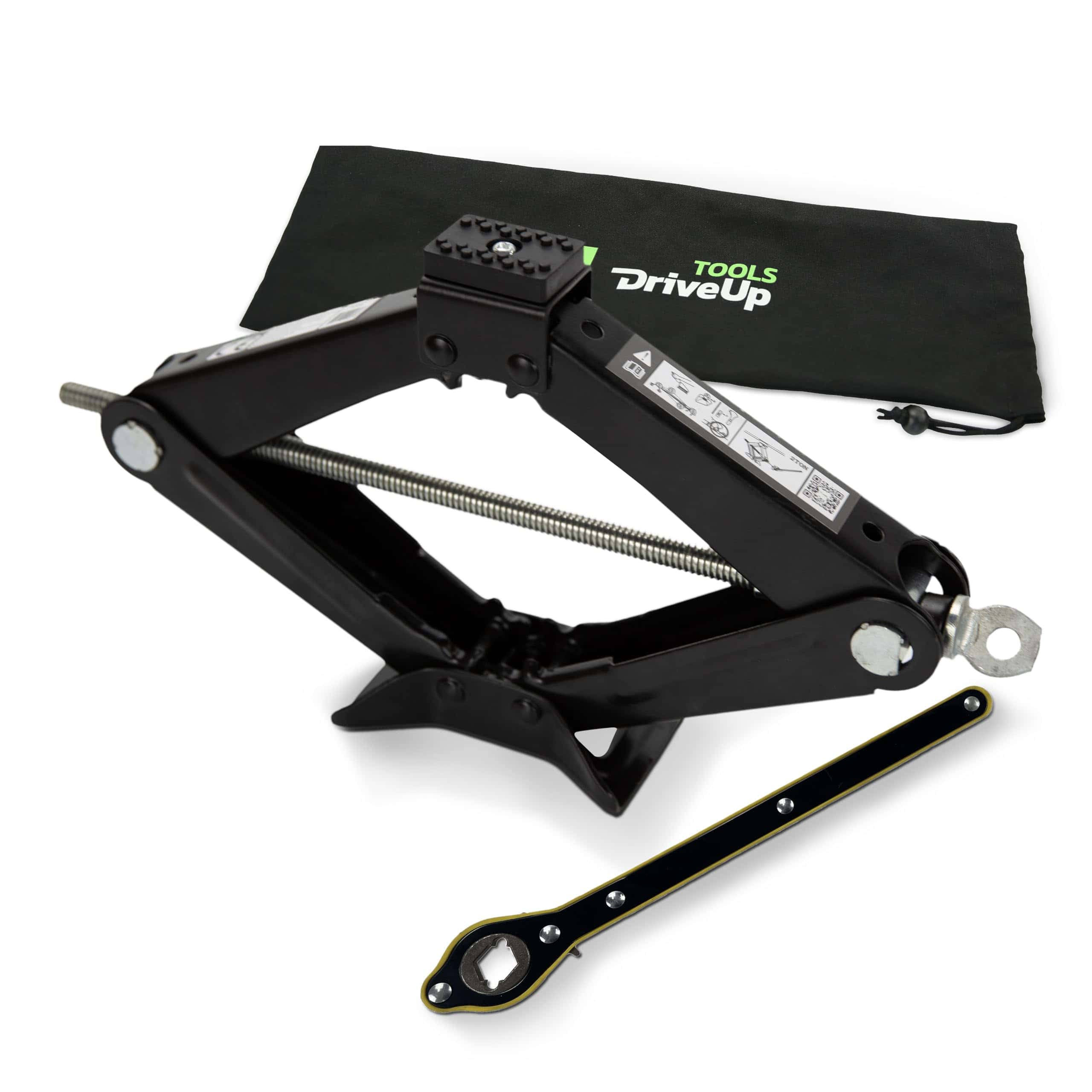 Gato de Tijera para Automóvil 2 Toneladas 4,409 lbs de