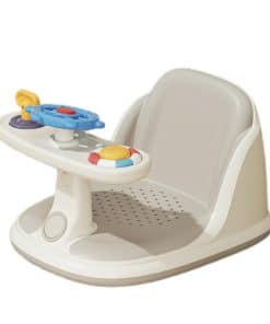 Asiento de baño para bebé JINLEEANDAN, Asiento de baño