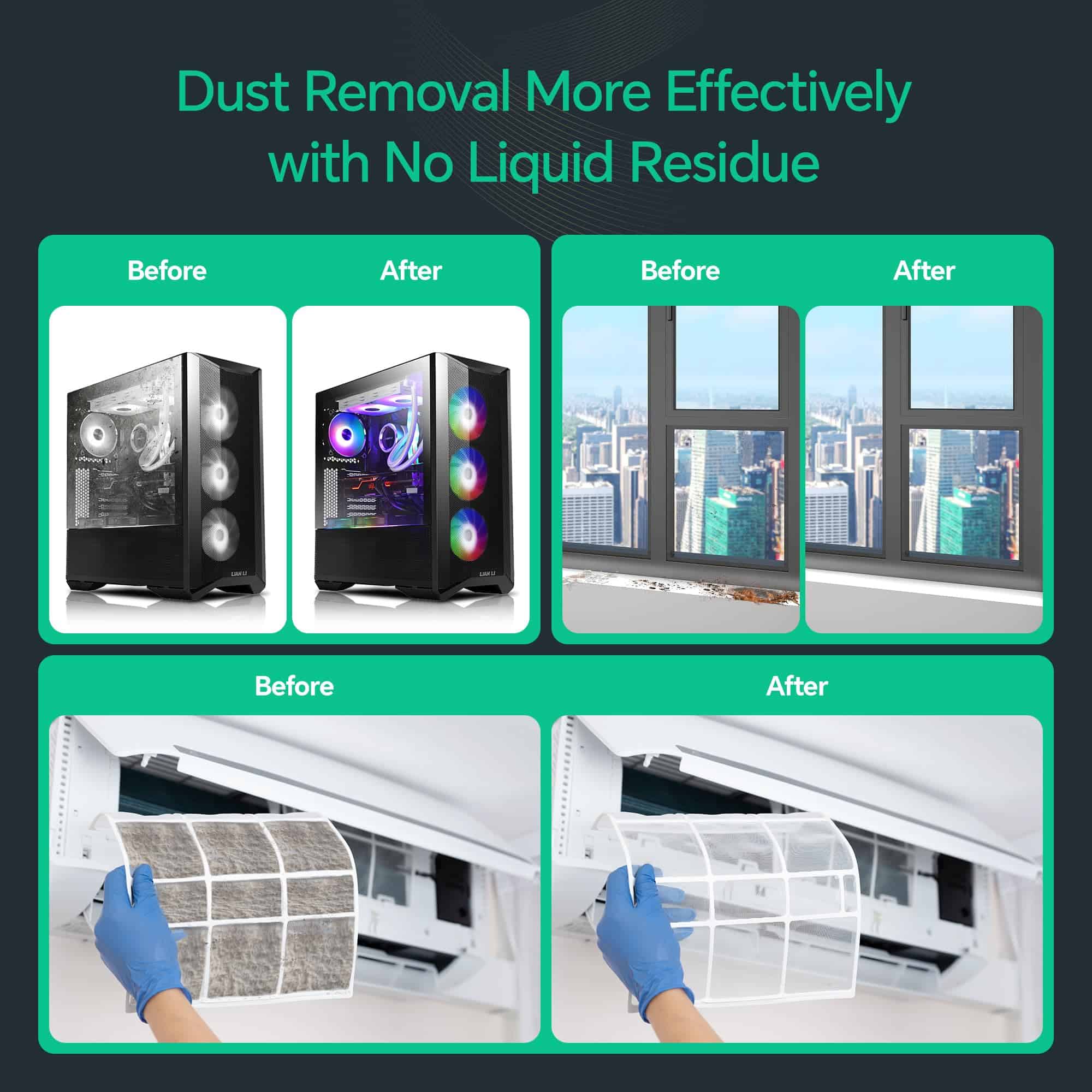 Oley Soplador de Aire Comprimido, 4 Velocidades Soplador de - Imagen 5