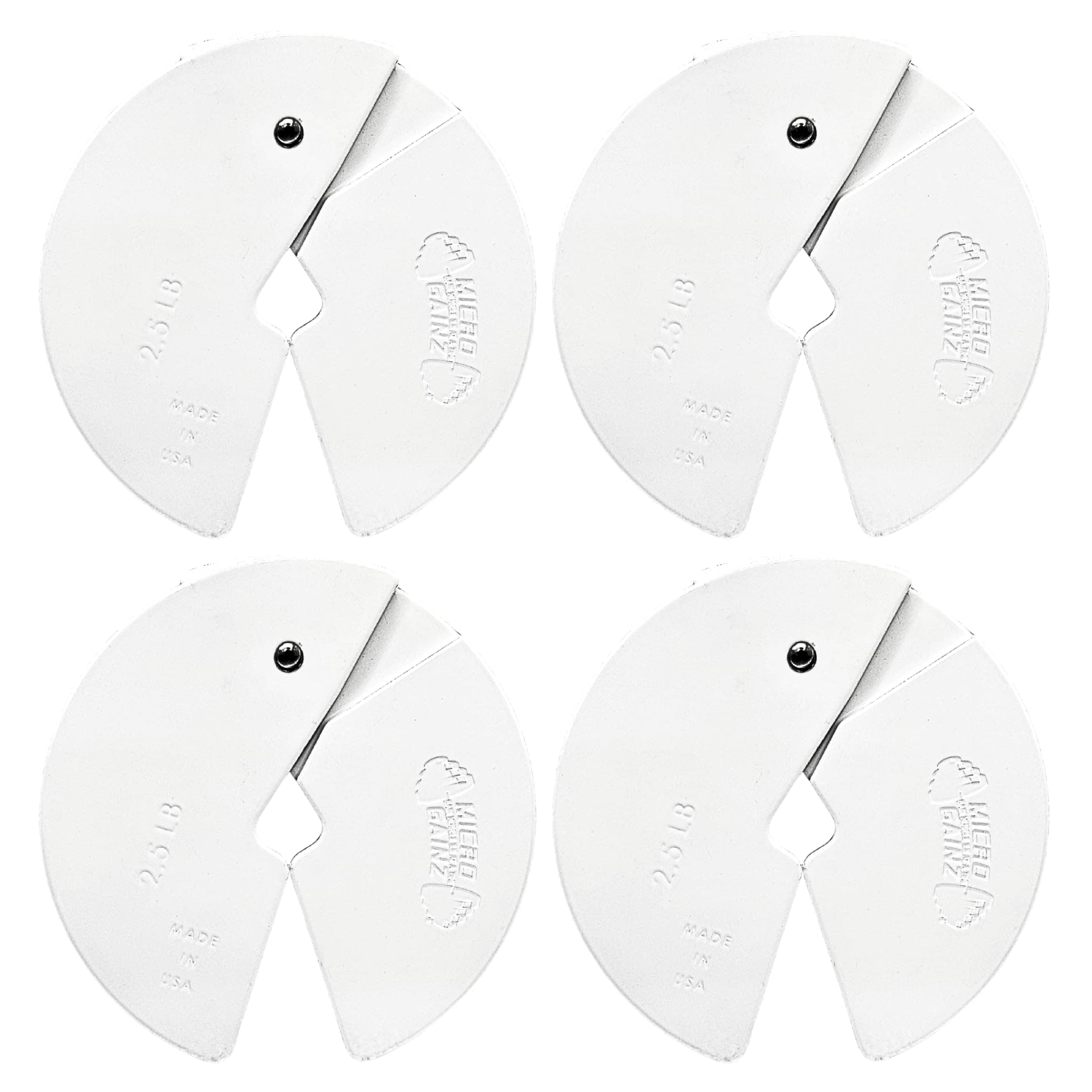 Placa de Peso Fraccional de 2.5 lb para Mancuernas Micro