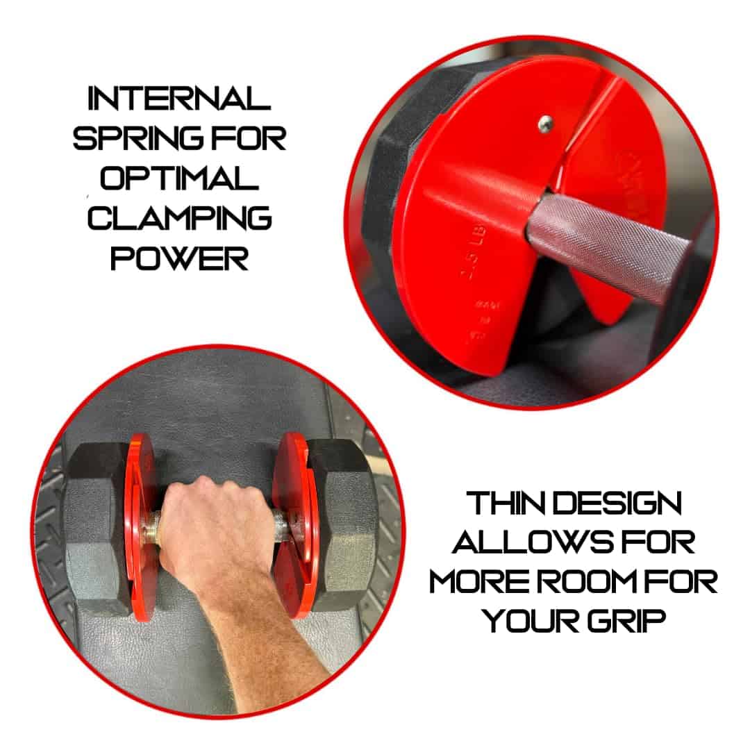 Placa de Peso Fraccionaria de 2.5 lb para Mancuerna Micro - Imagen 5