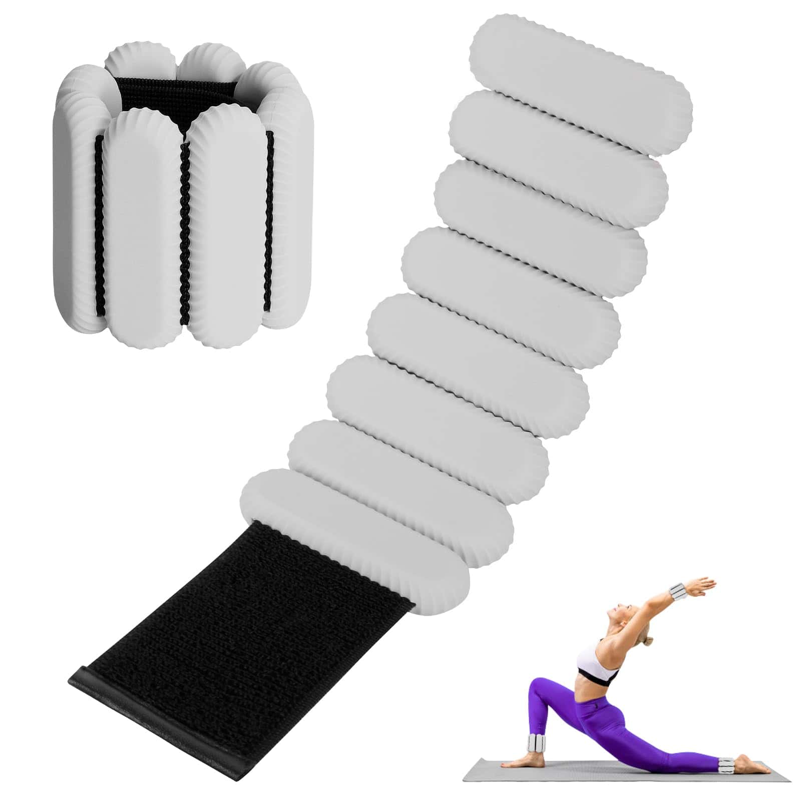 Pesa para Muñecas y Tobillos para Mujeres, Pesa Ajustable