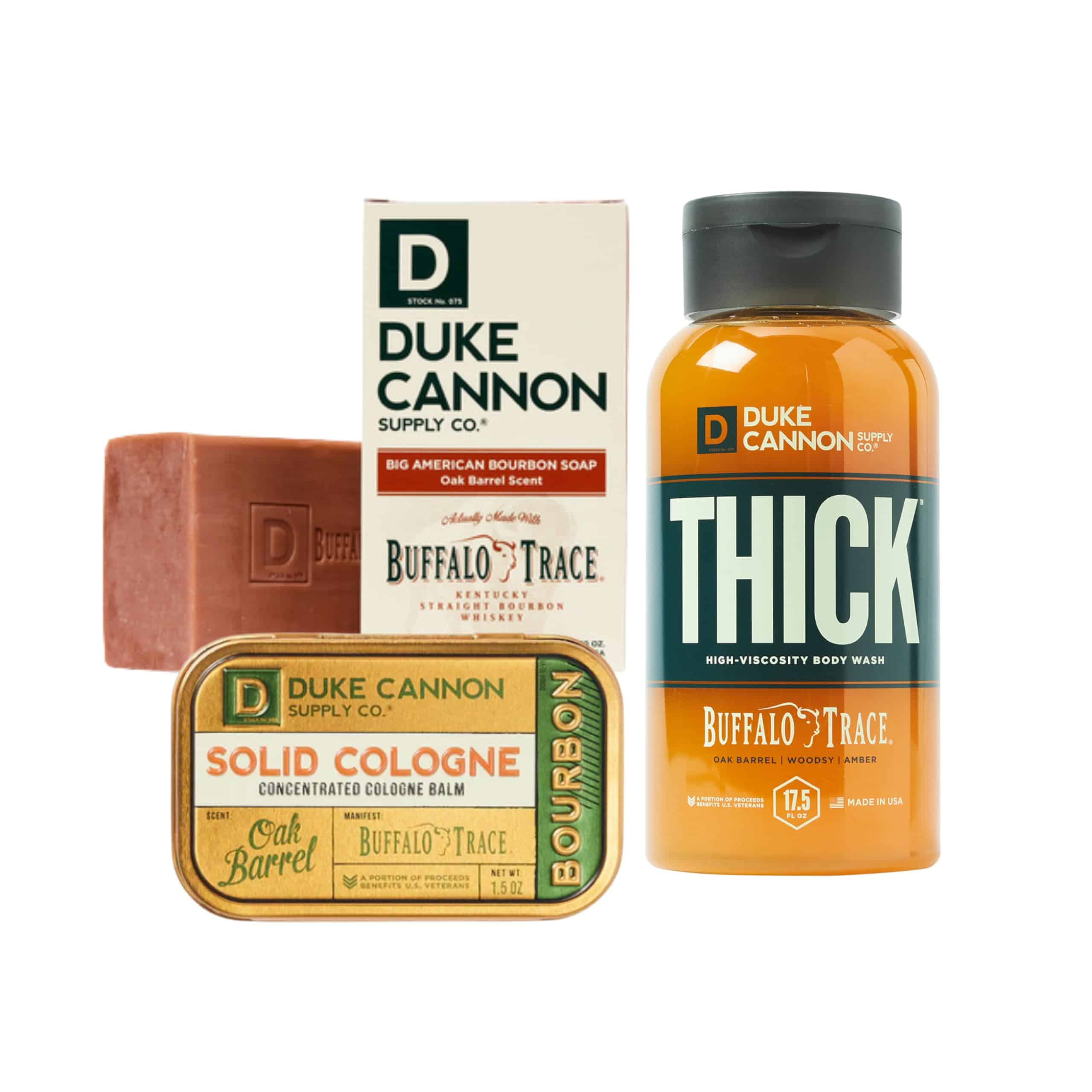 Set de Aseo Duke Cannon Bourbon Bender de 3 Piezas - Jabón