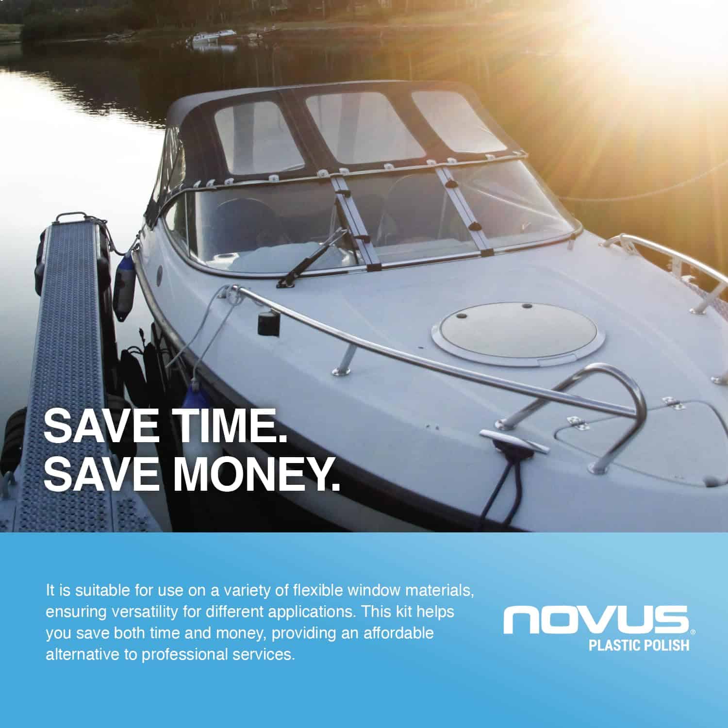 Kit para Pulir Ventanas Flexibles NOVUS | Incluye un Pad de - Imagen 4