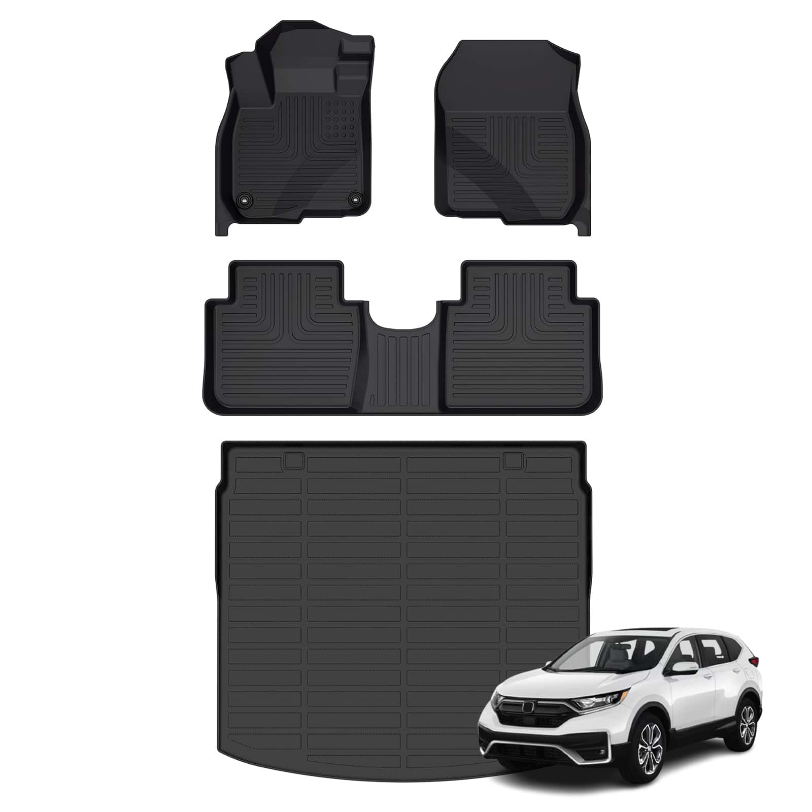 Tapetes y Forro de Carga AZYT para Honda CR-V 2017-2022