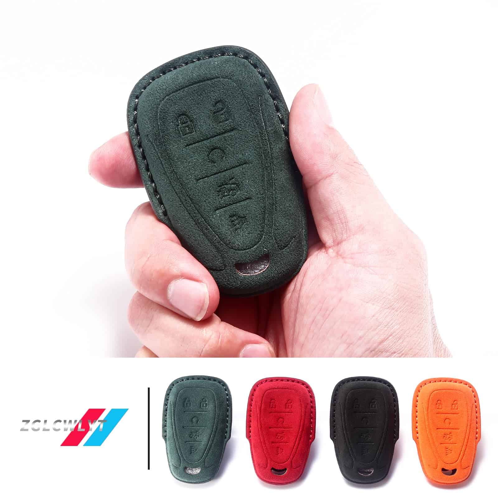 Estuche de llavero de cuero GZLCWLYT compatible con - Imagen 6