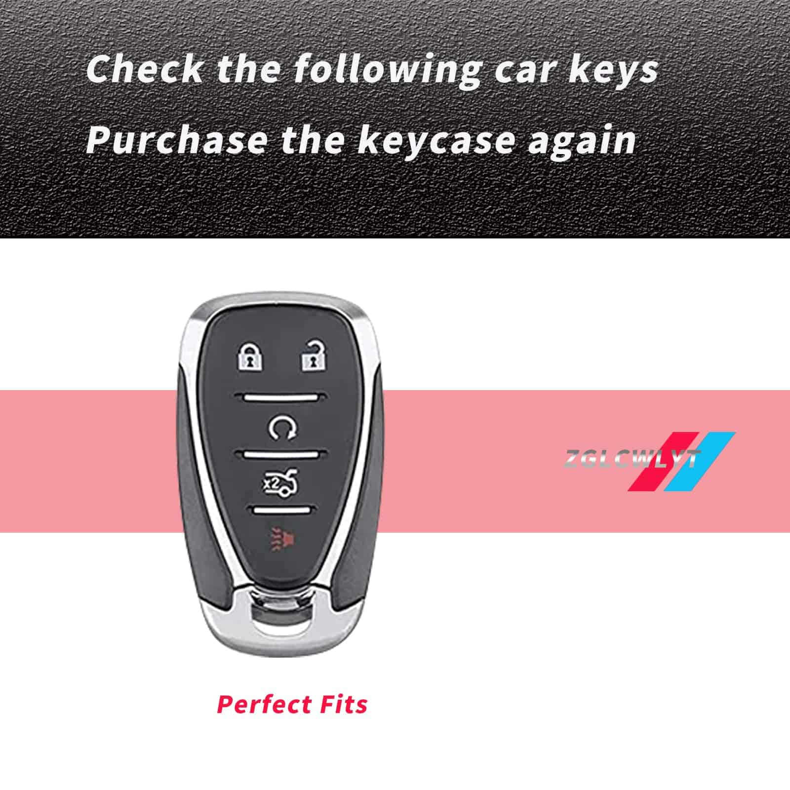 Estuche de llavero de cuero GZLCWLYT compatible con - Imagen 4