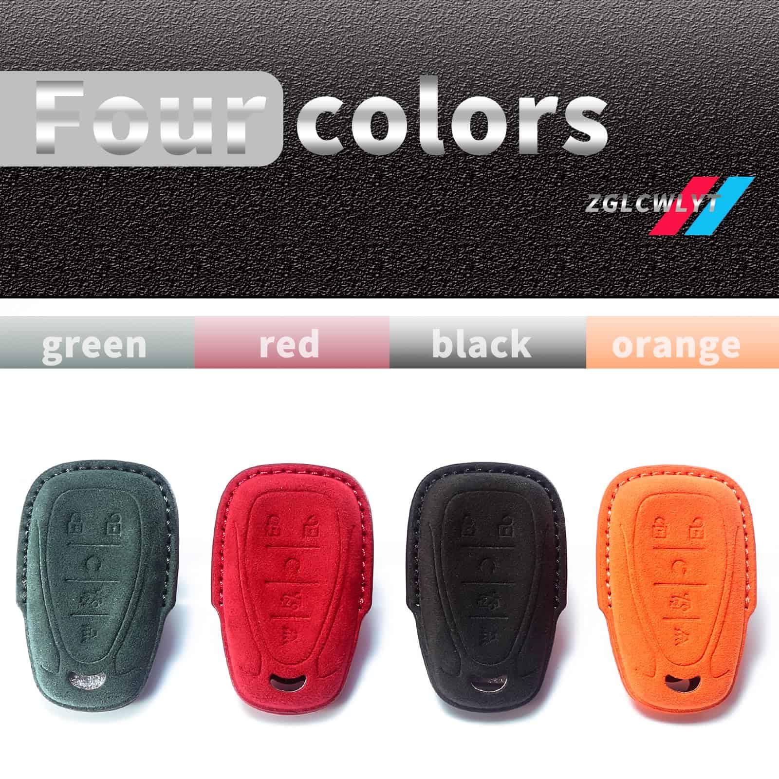 Estuche de llavero de cuero GZLCWLYT compatible con - Imagen 7