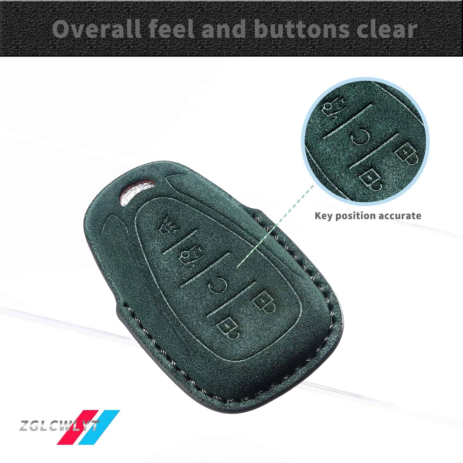 Estuche de llavero de cuero GZLCWLYT compatible con - Imagen 3