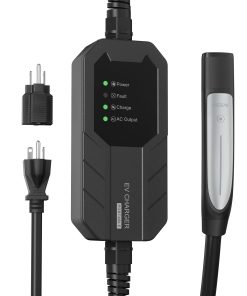 Cargador Tesla MEGEAR 16 Amperios Nivel 1-2, con Enchufe