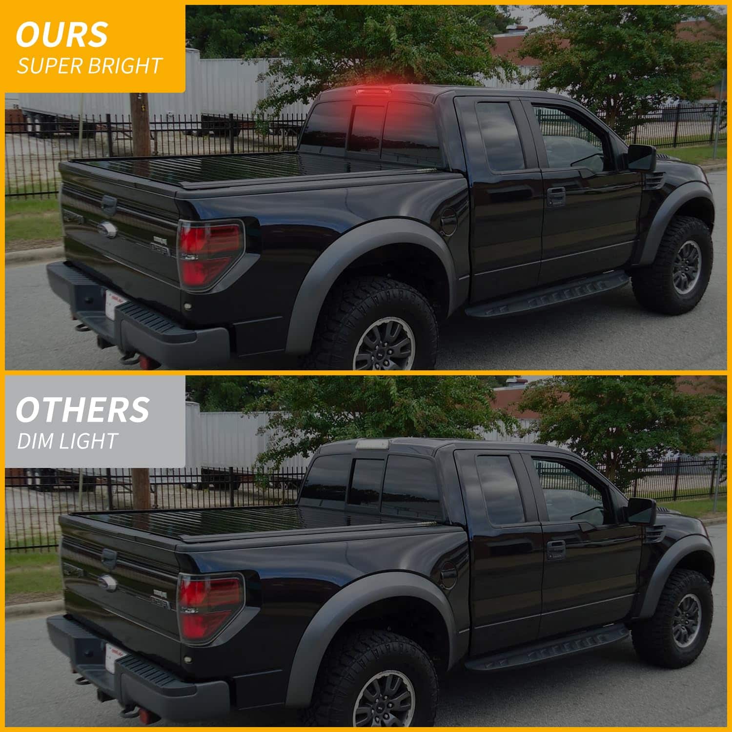 Toixcvvwer Luz de freno LED de tercer freno de repuesto - Imagen 7