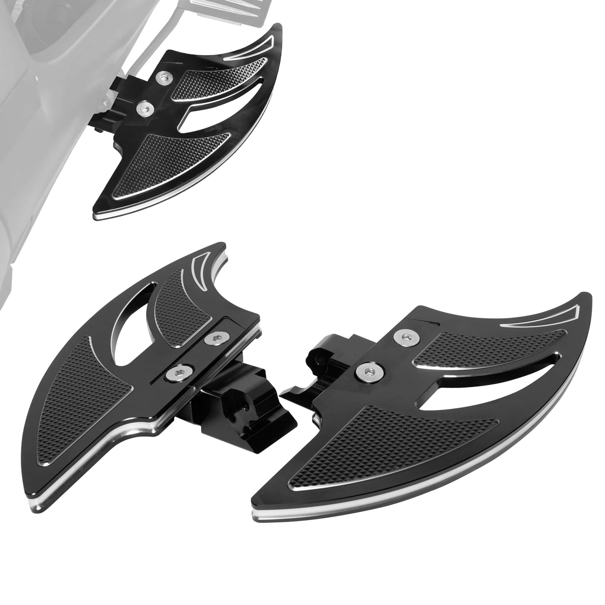 Aluminio Driver Floorboards para Can-Am Ryker Pedal de