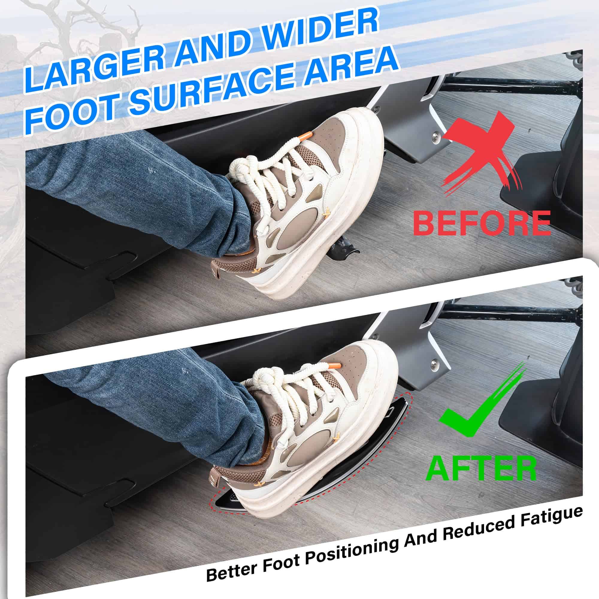 Aluminio Driver Floorboards para Can-Am Ryker Pedal de - Imagen 3