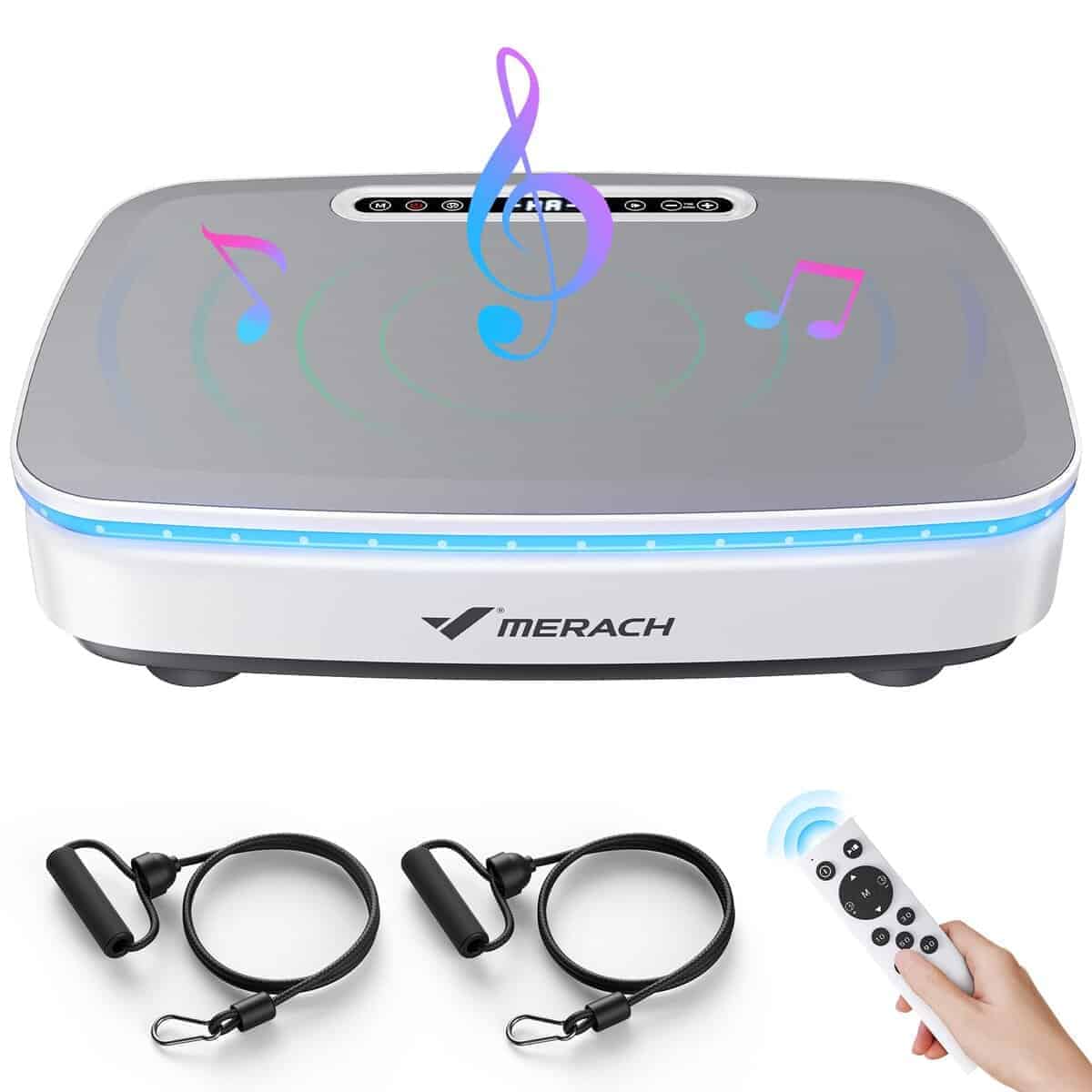 Máquina de Ejercicio de Placa de Vibración -Blanco