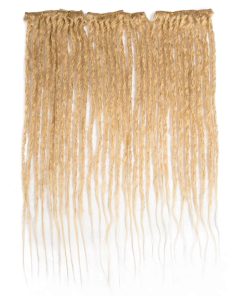 Extensiones de rastas de cabello humano con doble trama de