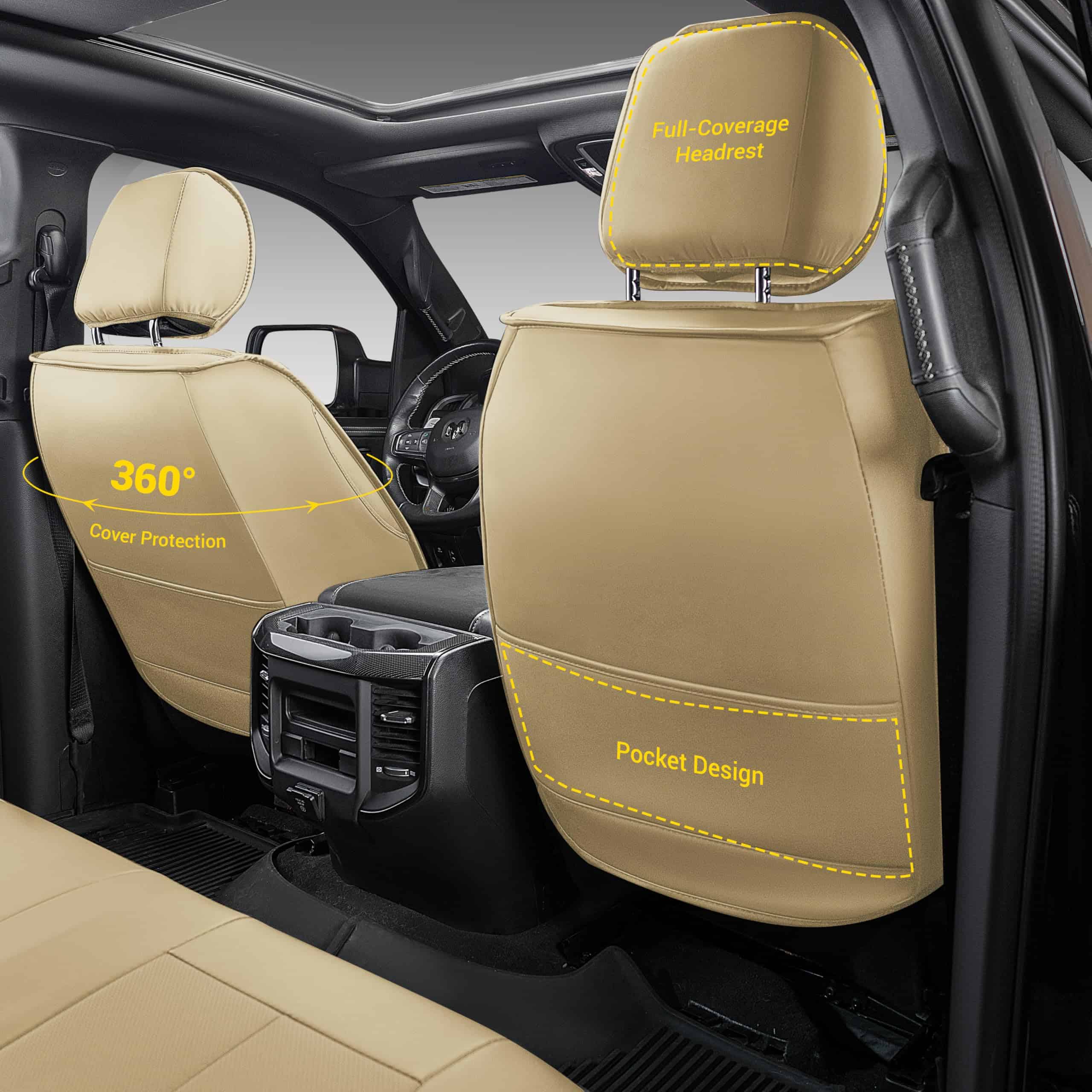 Fundas de asiento a medida OASIS AUTO -Tan - Imagen 4