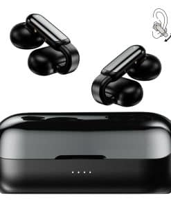 QFY Open Ear Earbuds Clip On Headphones Wireless Bluetooth