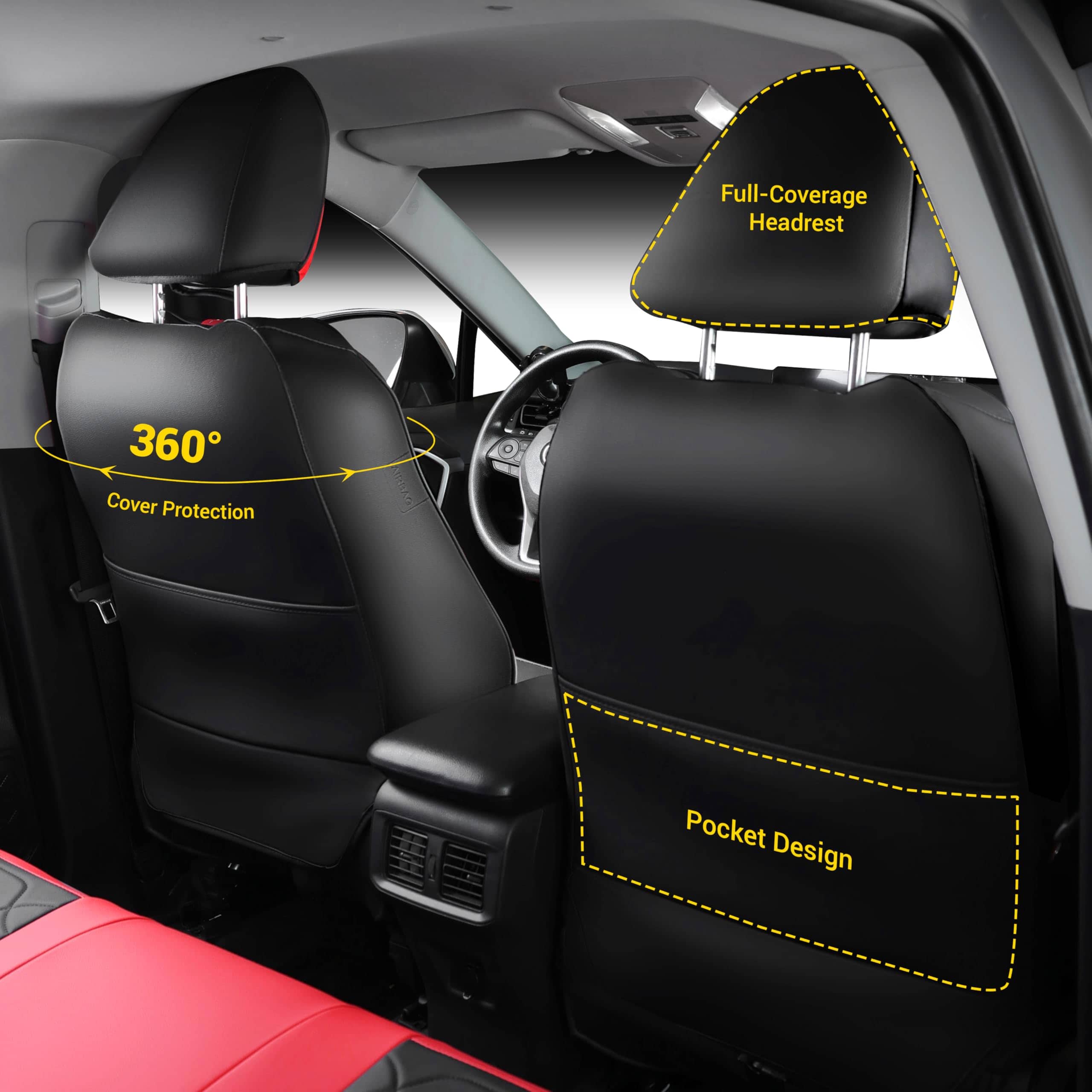 Cubiertas de asiento personalizadas OASIS AUTO para Toyota - Imagen 3