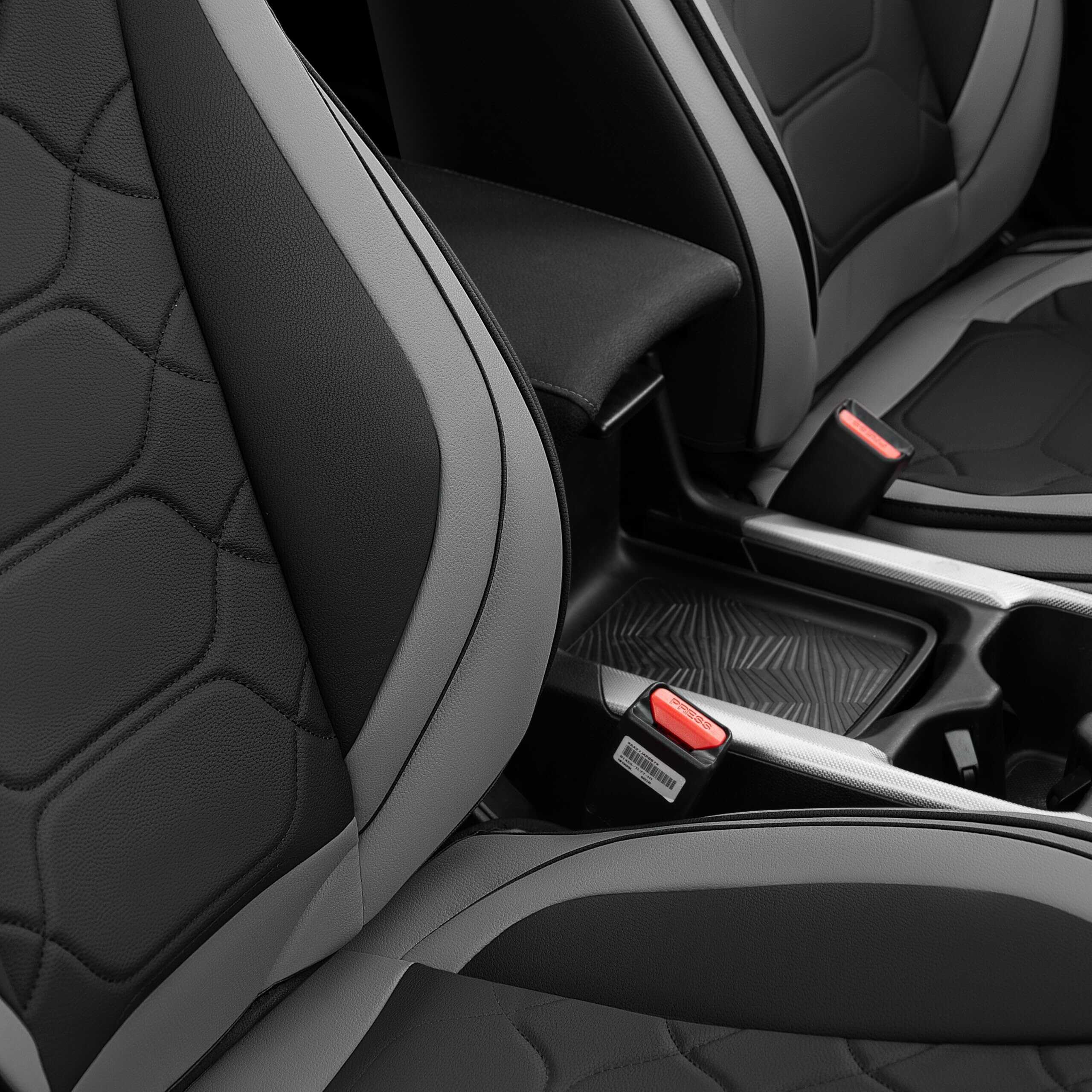 Fundas de Asiento a Medida OASIS AUTO -Negro y Gris - Imagen 10