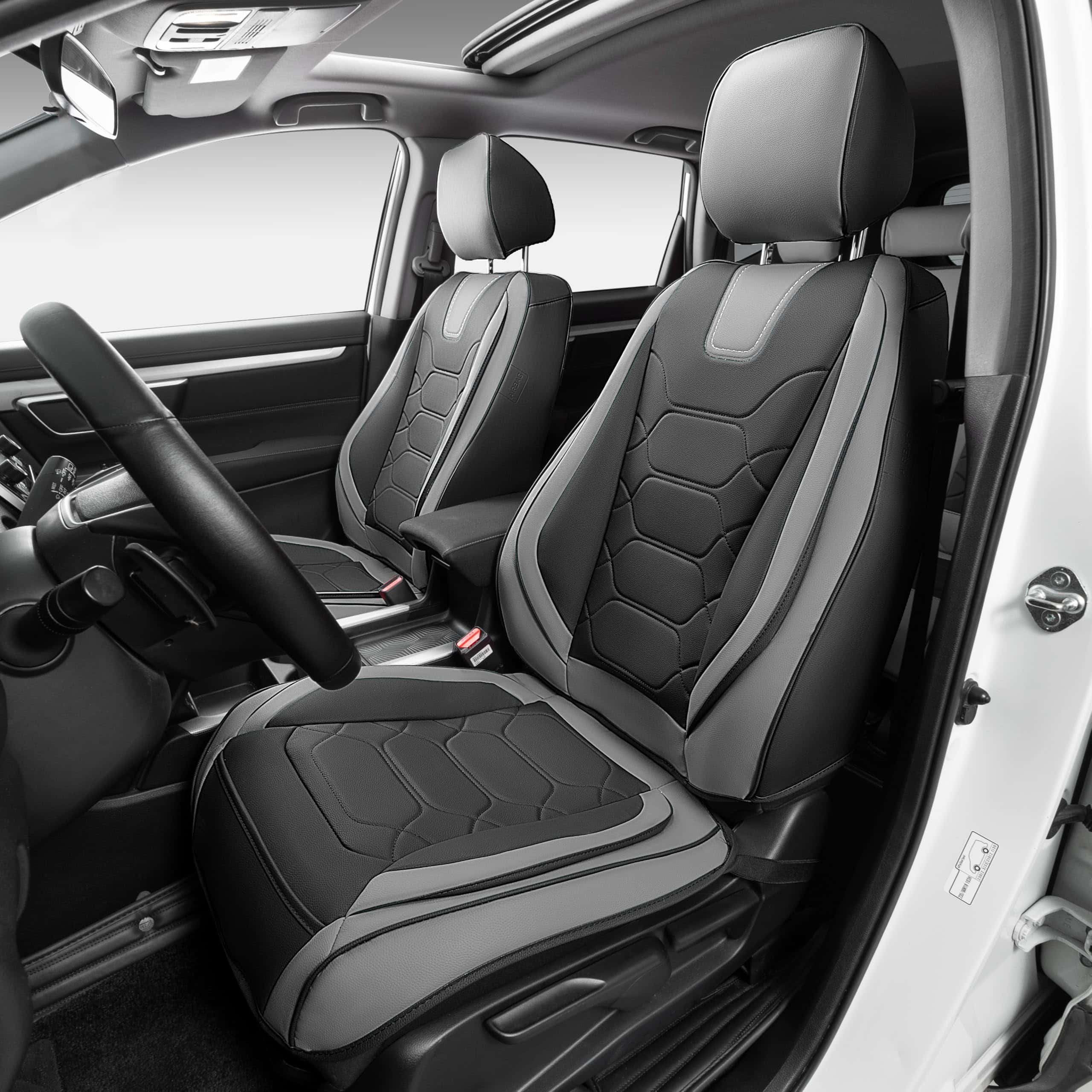 Fundas de Asiento a Medida OASIS AUTO -Negro y Gris - Imagen 5