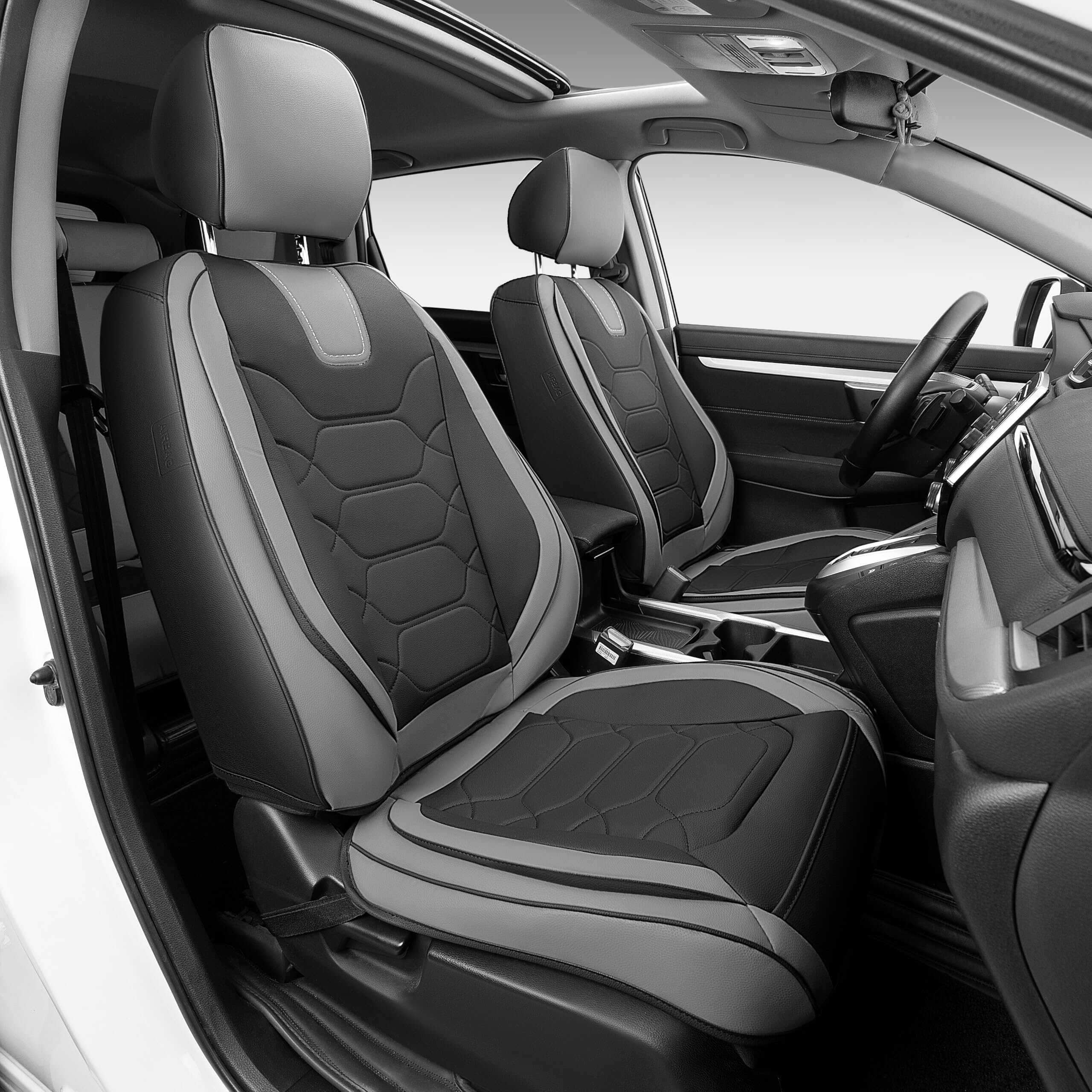 Fundas de Asiento a Medida OASIS AUTO -Negro y Gris