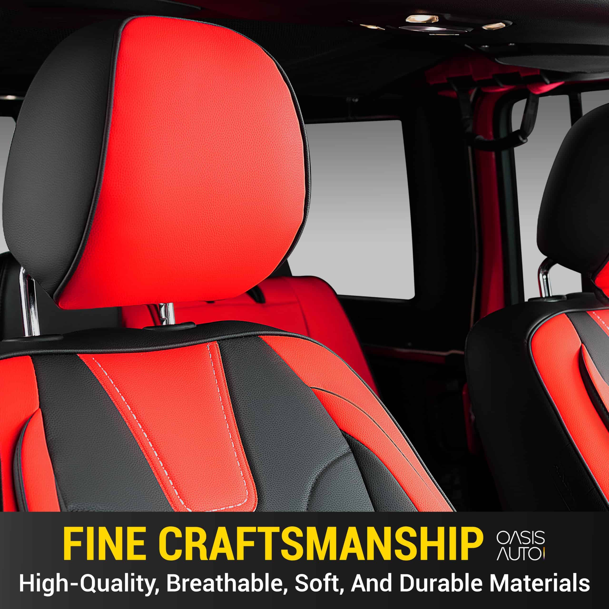 Fundas de Asiento a Medida OASIS AUTO para Wrangler JK - Imagen 9