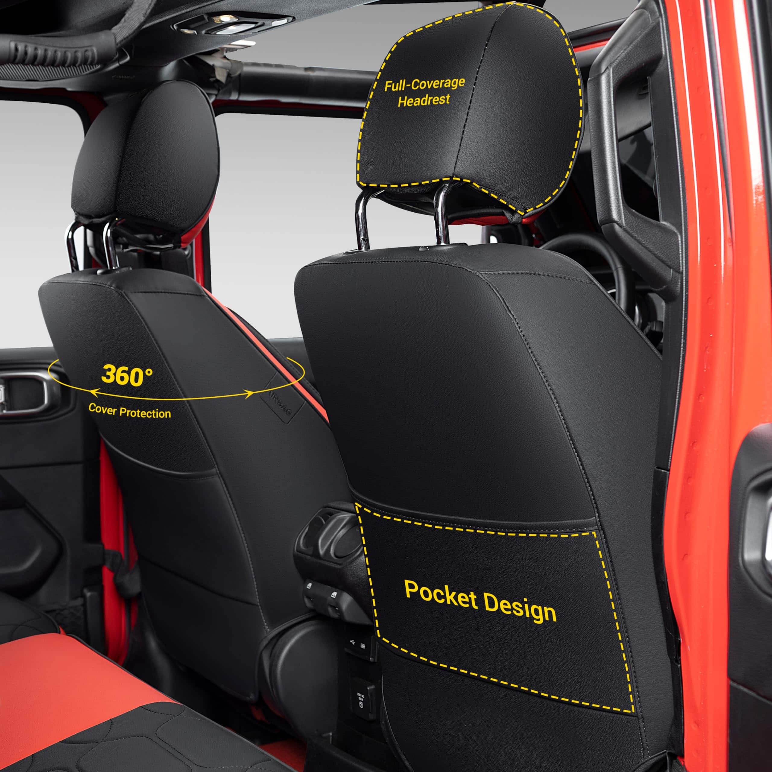 Fundas de Asiento a Medida OASIS AUTO para Wrangler JK - Imagen 3