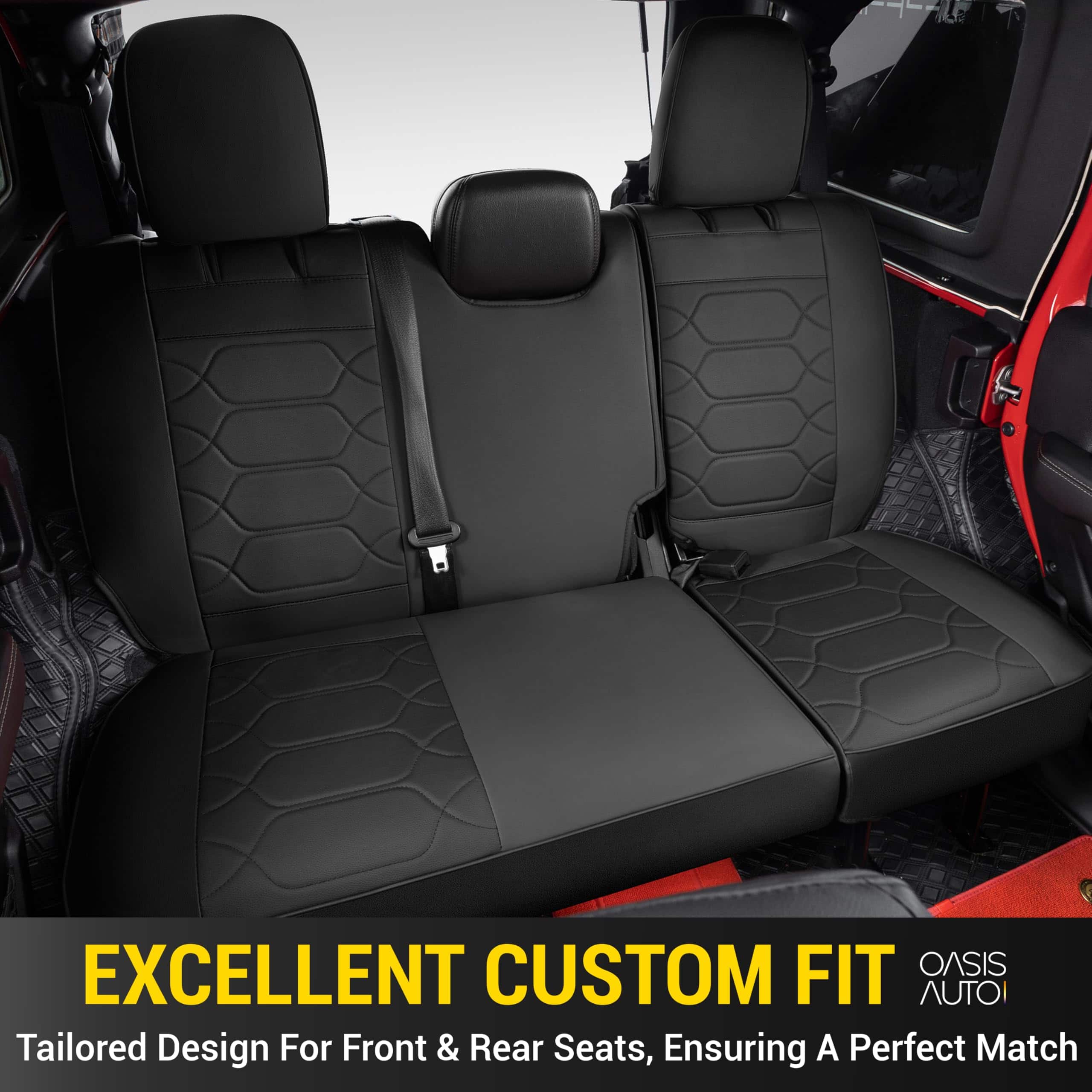 Cubre Asientos a la Medida OASIS AUTO para Wrangler JK 4 - Imagen 5