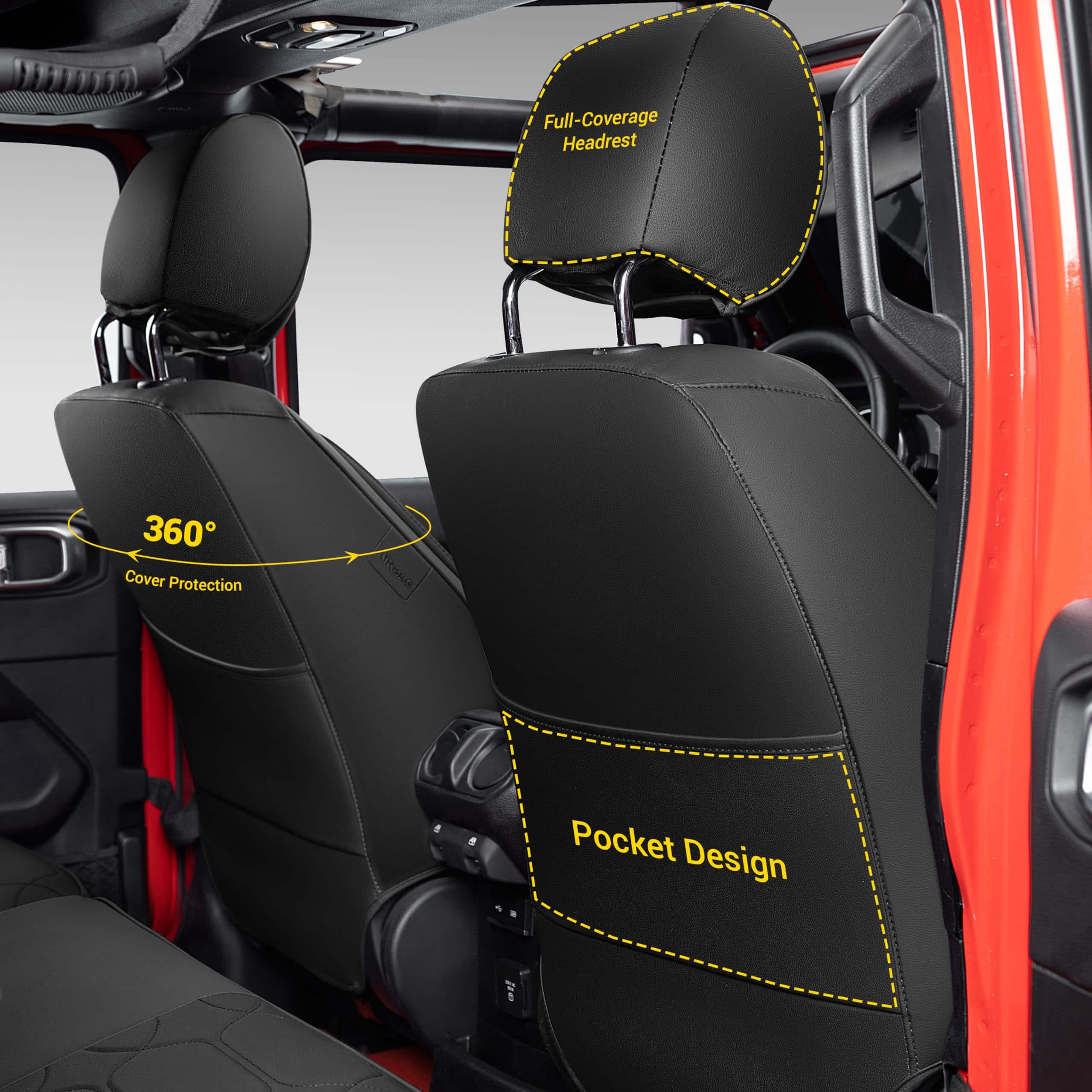 Cubre Asientos a la Medida OASIS AUTO para Wrangler JK 4 - Imagen 3