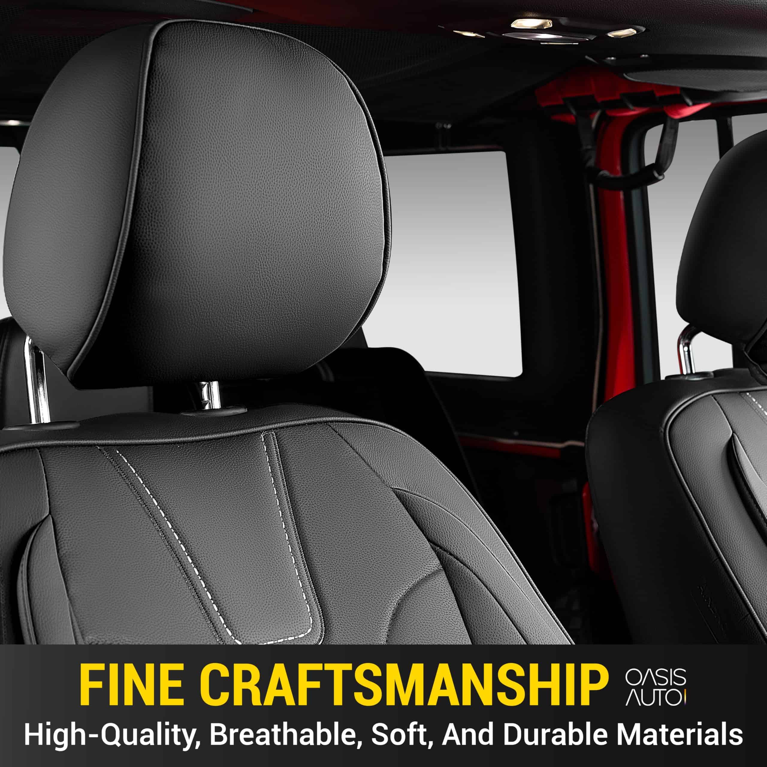 Cubre Asientos a la Medida OASIS AUTO para Wrangler JK 4 - Imagen 8