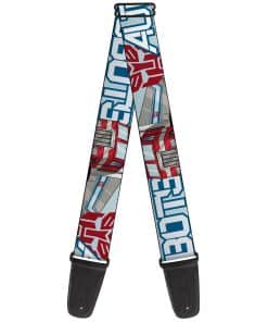 Correa de guitarra Buckle-Down Transformers, -Azul