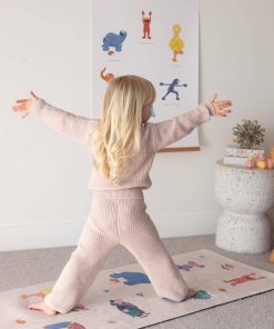 Tapete de Yoga de Sesame Street para Niños de Mindful and